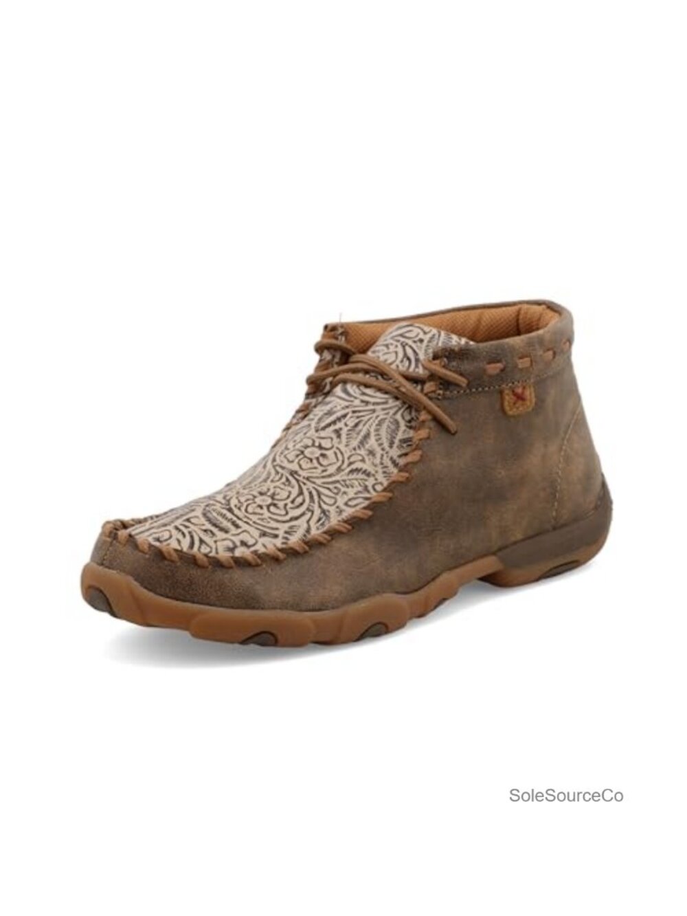Twisted X Womens Chukka Driving Moc Boot Leather Comfort